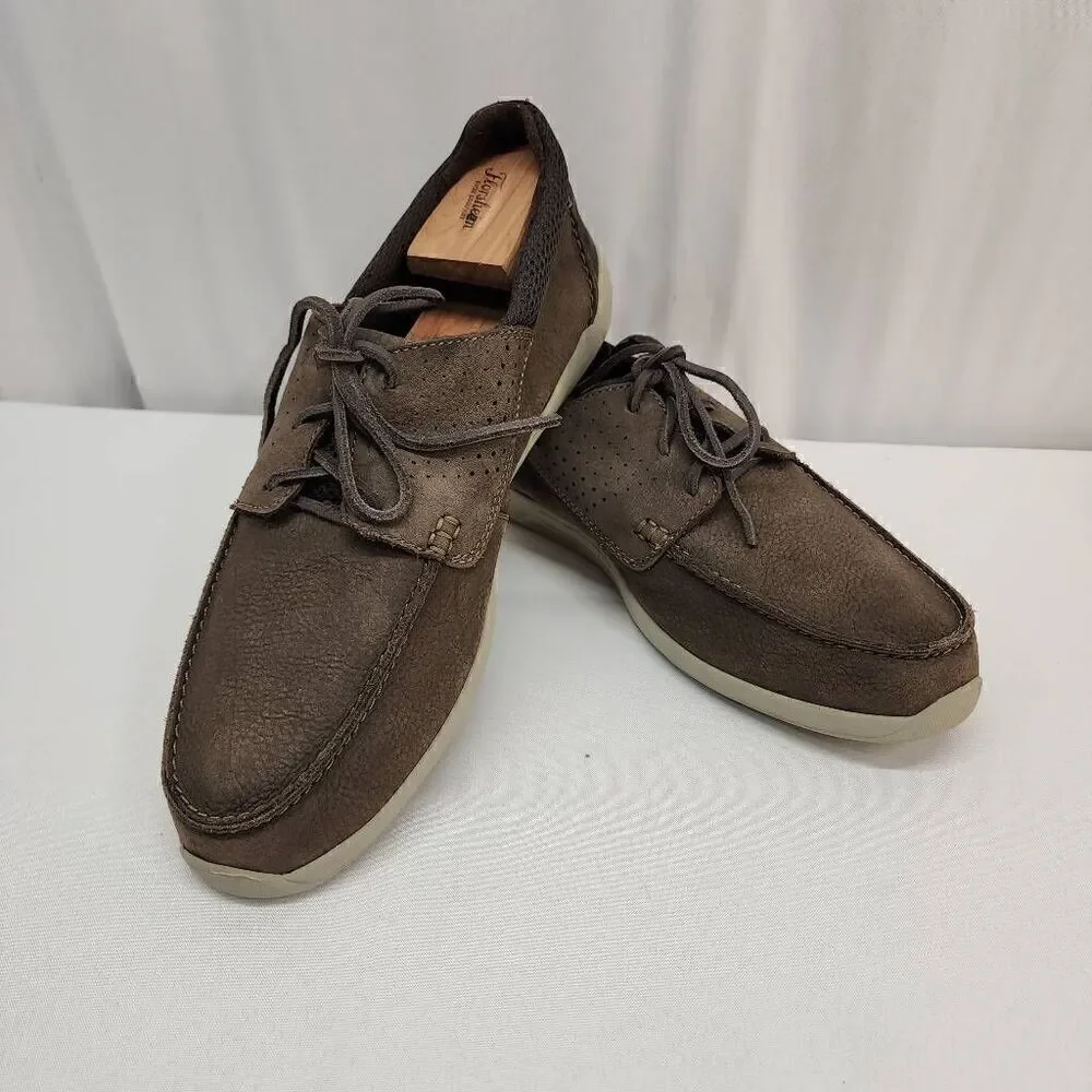 Clarks Men's Size 13 Gorwin Moc Sneaker Suede Comfort R
